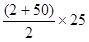 2＋4＋6＋8＋10＋…＋50的值是： 