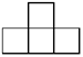 若干个相同的立方体摆在一起，前、后、左、右的视图都是，问这堆立方体最少有多少个： 