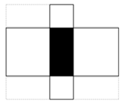 下图中间阴影部分为长方形。它的四周是四个正方形，这四个正方形的周长和是320厘米，面积和是1700平 