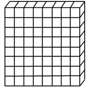 将一个8厘米×8厘米×1厘米的白色长方体木块的外表面涂上黑色颜料，然后将其切成64个棱长1厘米的小正 