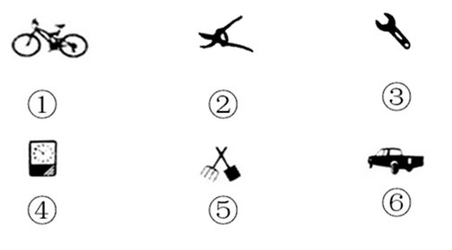 把下面六个图形分为具有各自共同特征或规律的两类，分类正确的一项是：【2013河北055】 