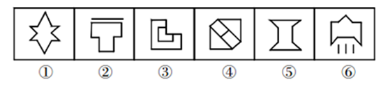 把下面的六个图形分为两类，使每一类图形都有各自的共同特征或规律，分类正确的一项是：【2013河南04 