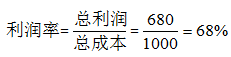 某仓库有一批货物以75%的利润率出售，售出90%后，剩下的货物全部以6折出售，那么这批货物的最终利润 